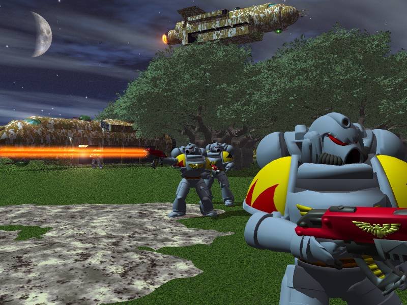 UMAction.jpg - "Ultramarines go into action"A detachment of Ultramarines land and go into action on Bifter. 